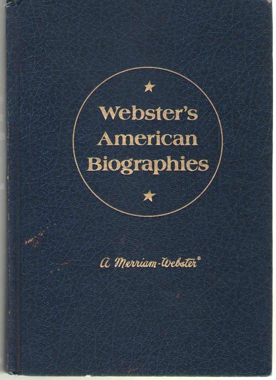 Webster's American Biographies