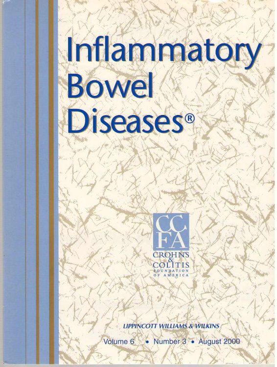 Inflammatory Bowel Diseases: Official Journal Of The Ccfa Volume 6 - Number 3 - August 2000