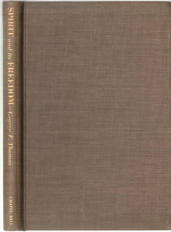 Spirit and its Freedom John Calvin McNair Lectures