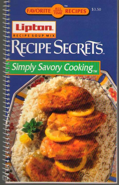 Lipton Receipe Secrets Simply Savory Cooking