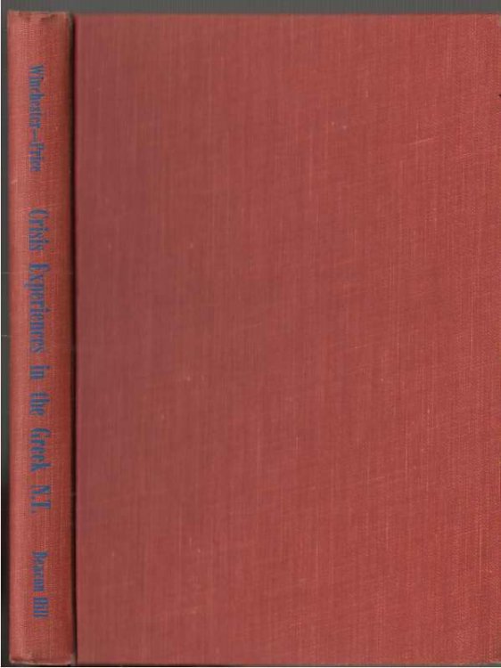 Crisis Experiences in the Greek New Testament
