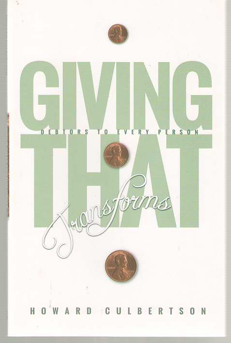 Giving That Transforms Debtors to Every Person