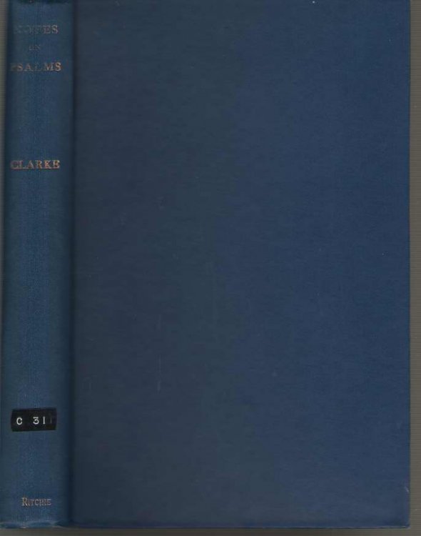 Analytical Studies In The Psalms