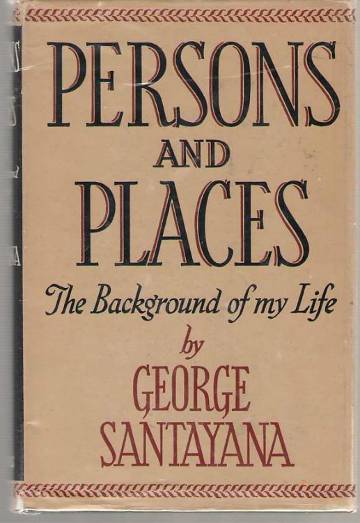 Persons & Places The Background of My Life