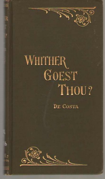 Whither Goest Thou