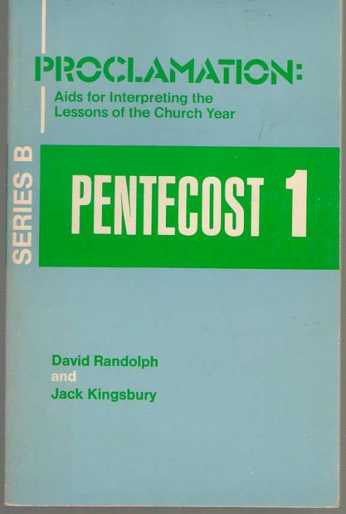 Pentecost 1 Series B
