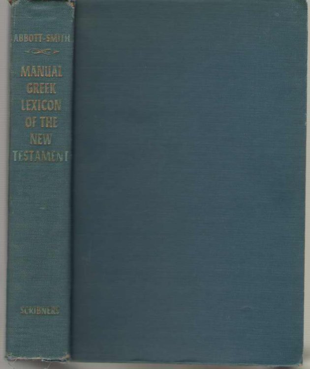 Manual Greek Lexicon of the New Testament
