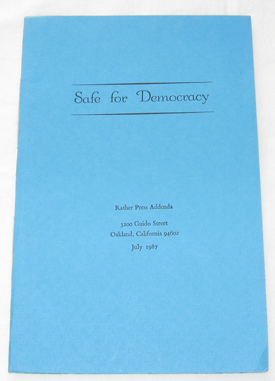 Safe For Democracy