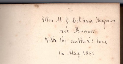 The Political, Social, And Literary History Of Germany From The Commencement To The Present Day. By The Rev. Dr. Cobham Brewer, Trinity Hall, Cambridge.