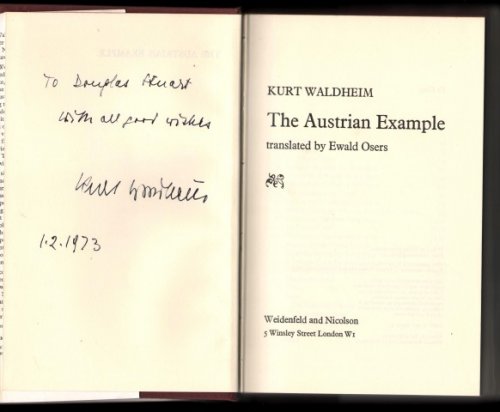 The Austrian Example. (Translated by Ewald Osers).
