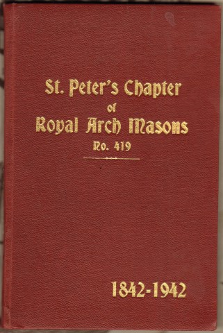 St. Peter's Chapter, No. 419 Wolverhampton. 1842 to 1942 . By F. L. Steward P.Z. 419, P.3rd P.G.P. (Staffs.)