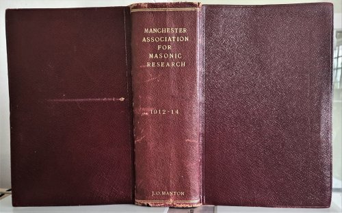 Image for Manchester Association For Masonic Research 1912 - 14 . Manchester Association For Masonic Research 1912 - 14 .