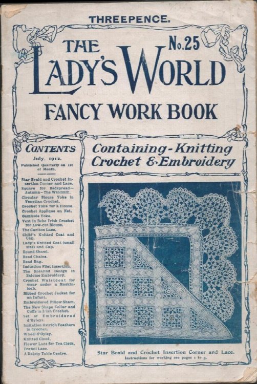 The Lady's World. No.25. Fancy Work Book.