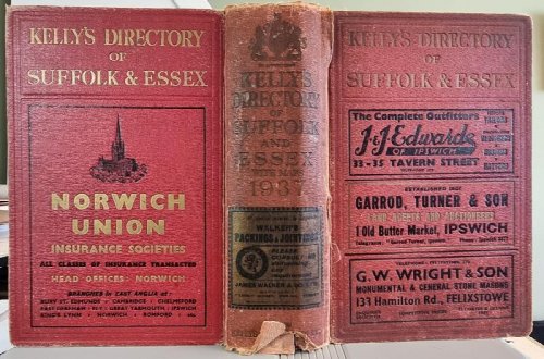 Kelly's Directory Of The Counties Of Suffolk And Essex 1937 .