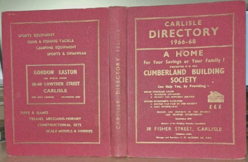 Carlisle Directory 1966 - 68 .