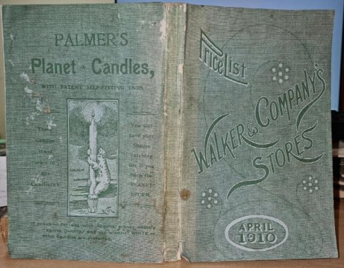 Image for Price List. Walker & Company's Stores. April 1910 . Price List. Walker & Company's Stores. April 1910 .