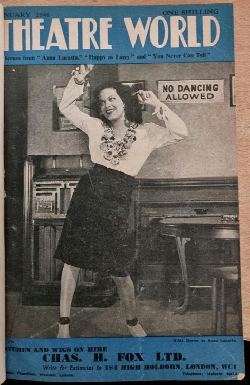 Theatre World (Incorporating Play Pictorial). Vol XLIV No. 276 to No.287.