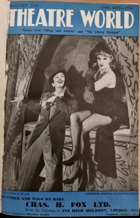 Theatre World (Incorporating Play Pictorial). Vol XLV No. 288 to No.299.