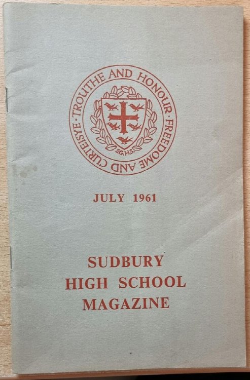 Sudbury High School Magazine. July, 1961 .