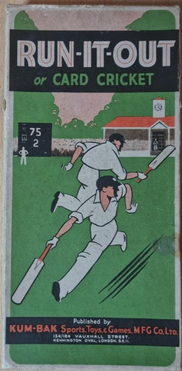 Image for RUN-IT-OUT or Card Cricket . RUN-IT-OUT or Card Cricket .