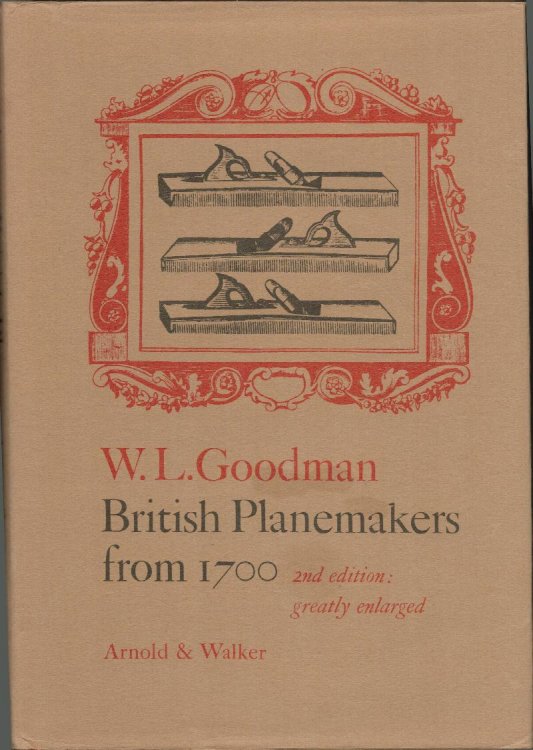 British Planemakers from 1700. 2nd edition.