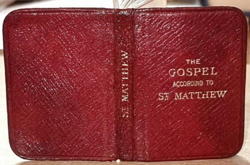 The Gospel according to Saint Matthew .