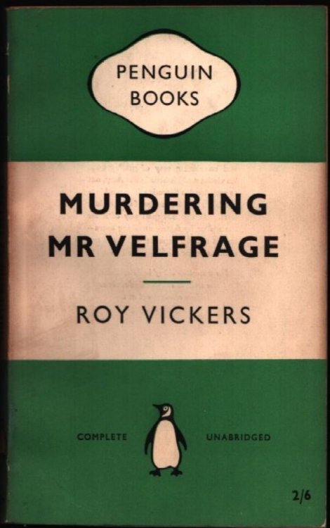 Murdering Mr Velfrage.