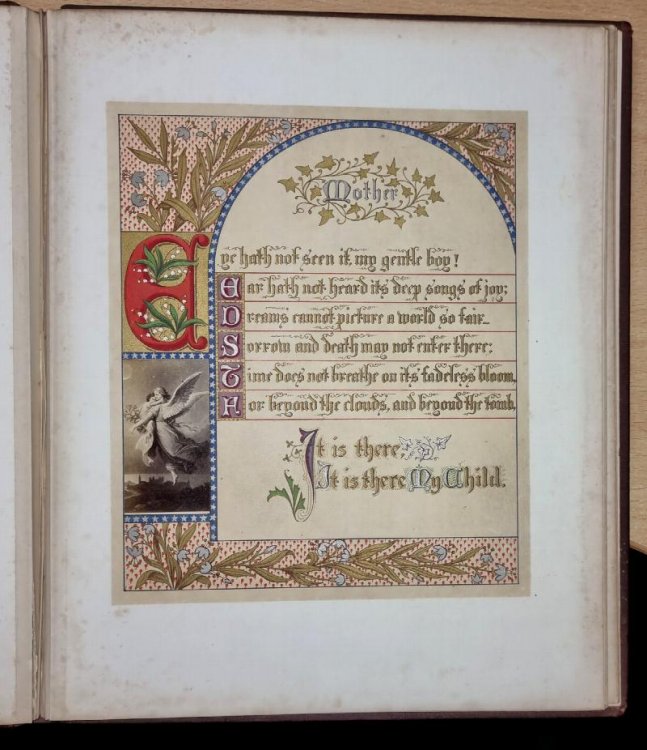 The Better Land by Mrs. Hemans. Illuminated by Helen Baker .