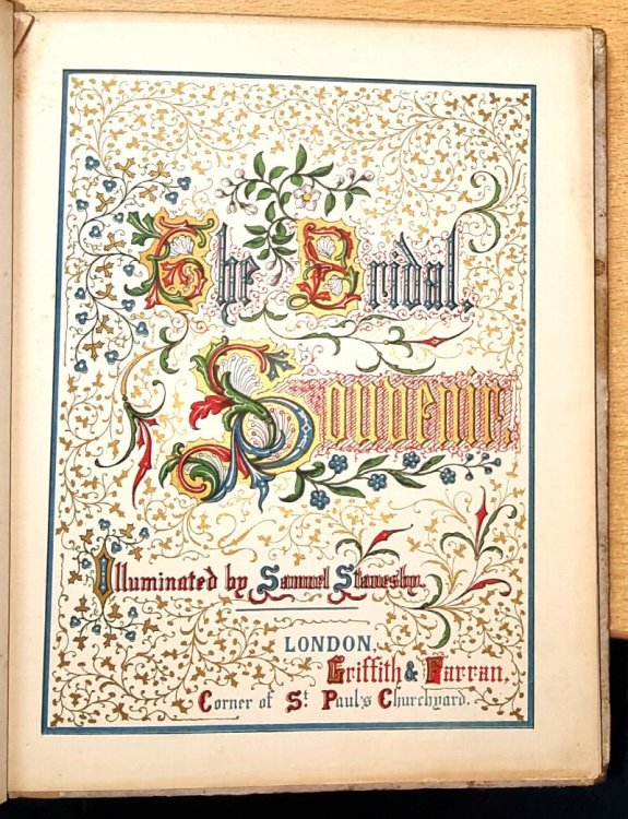 The Bridal Souvenir Illuminated by Samuel Stanesby .