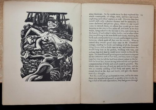 Mr. Chambers and Persephone, a tale by Christopher Whitfield, printed, with wood-engravings by Dorothea Braby, at the Golden Cockerel Press, 1937