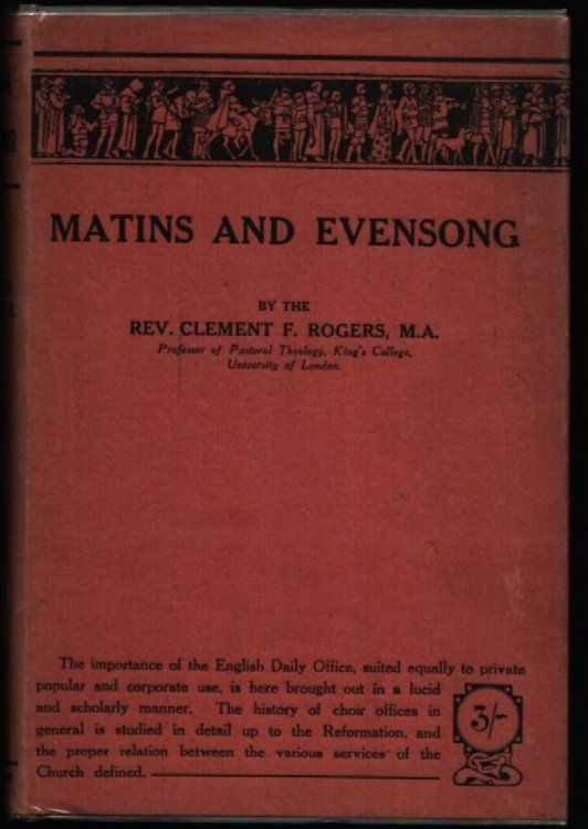 Matins and Evensong.