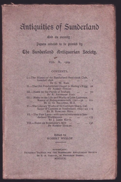 Antiquities of Sunderland and its Vicinity.