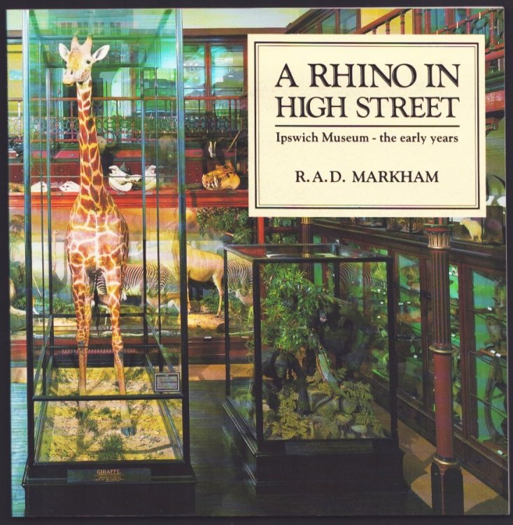 A Rhino in High Street. Ipswich Museum - the Early Years.