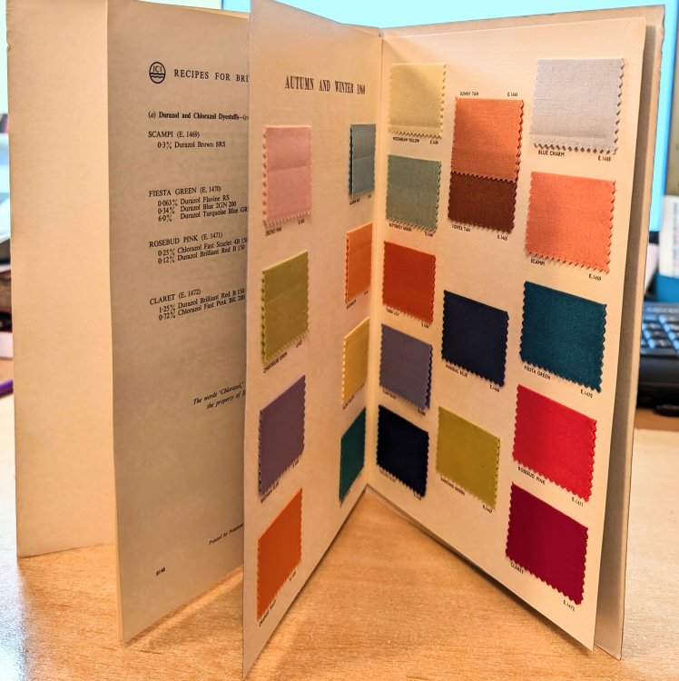 Recipes For British Colour Council Shades. Women's Wear Autumn & Winter 1960 Cotton .