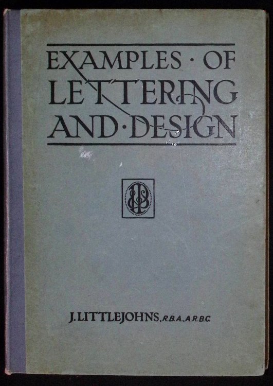 Examples of Lettering and Design.