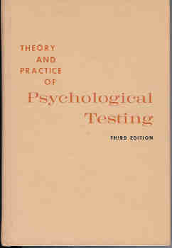 Theory and Practice of Psychological Testing (Third Edition)
