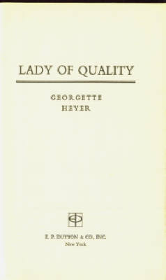 Lady of Quality