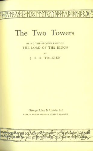 The Two Towers (Lord of the Rings, Part Two)