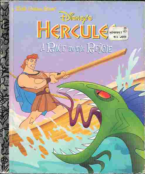 Disney's Hercules (A Little Golden Book) A Race to the Rescue