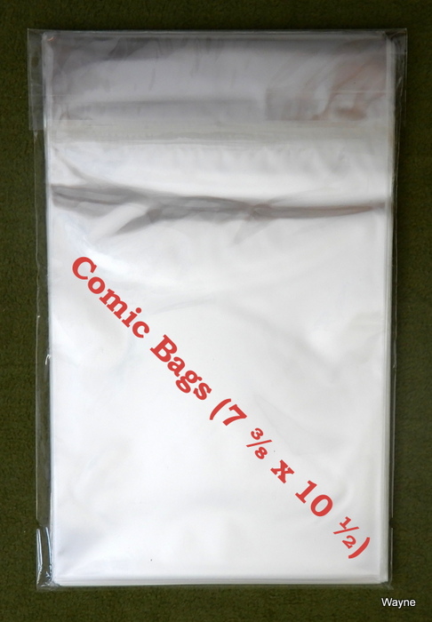 Comic Bags (7 3/8 x 10 ) - PACK OF 50