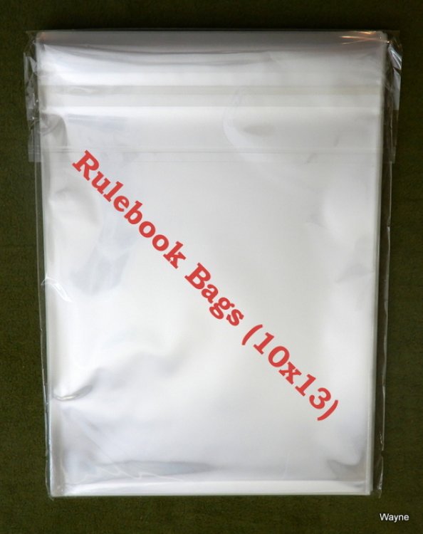 Rulebook Bags (10x13) - PACK OF 50