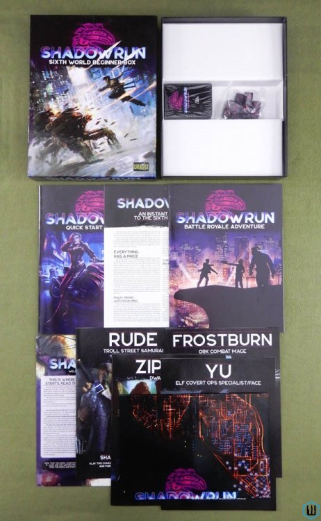 Shadowrun: Sixth World Beginner Box (RPG set)