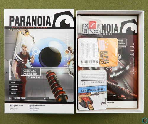 PARANOIA RPG: Red Clearance Edition Box Set Mongoose MGP 50000