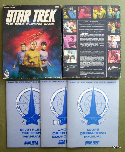 Star Trek Role Playing Game (RPG Basic Game, 2nd Edition) Box Set