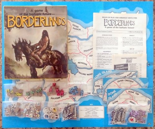 Borderlands: A Game of the Barbaric Future (Plus Expansion set pieces!)