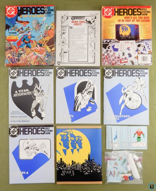 DC Heroes Role Playing Game (1st edition RPG Box Set)