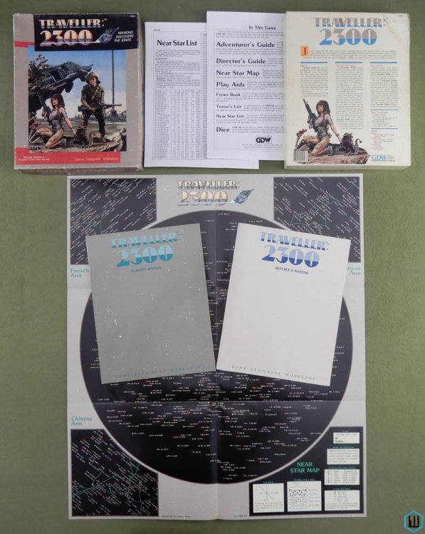 TRAVELLER 2300 Roleplaying Game - PLAY SET (RPG Box Set)