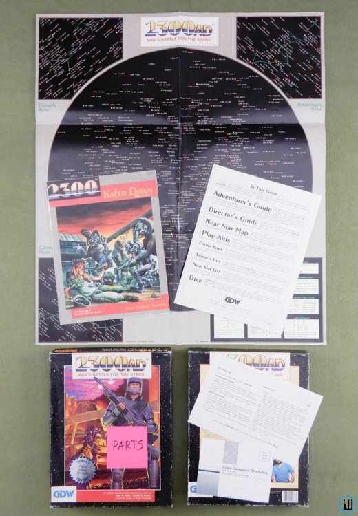 2300AD RPG - PARTS SET (Traveller 2300)