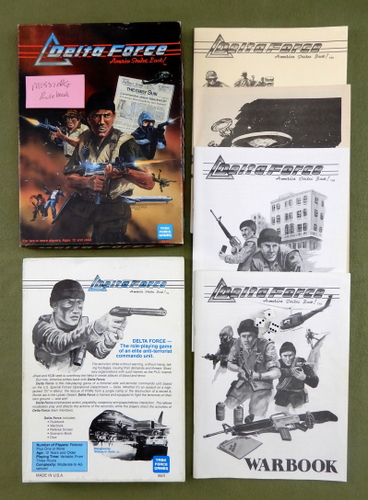 Delta Force Roleplaying Game - MISSING WARBOOK (Box Set)