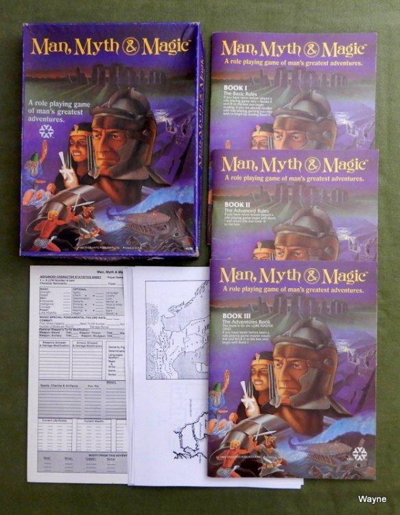 Man, Myth, & Magic: A Role Playing Game of Man's Greatest Adventures - PLAY SET